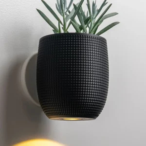Wall Light Planter - The Grid