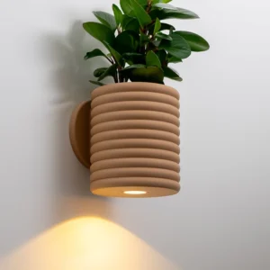 Wall Light Planter - Poppy