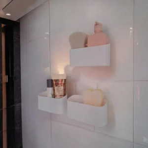 Smart Wall-Mounted Storage for Bathroom & Kitchen