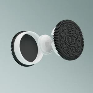 OREO COOKIE AIRTAG HOLDER: KEYCHAIN AND REGULAR VERSION FOR YOUR TRACKER