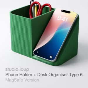 Phone Holder + Desk Organiser Type 6 MagSafe Version